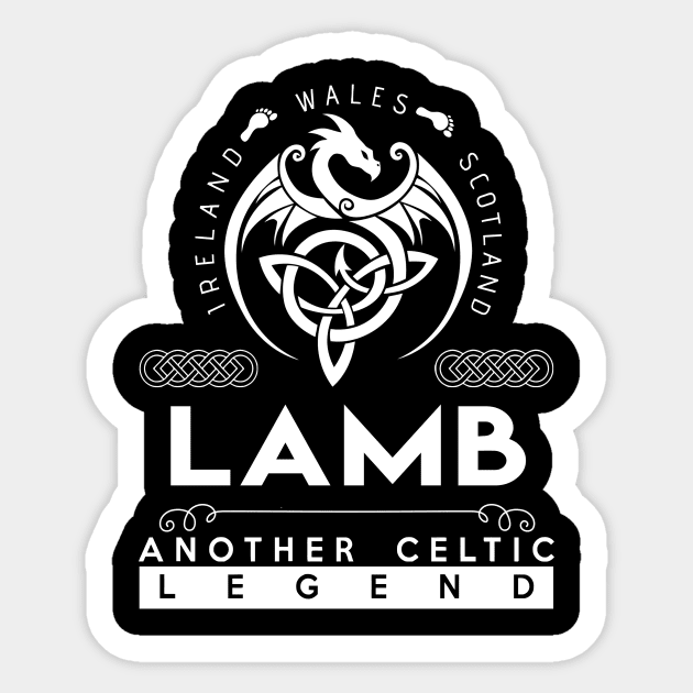 Lamb Name T Shirt - Another Celtic Legend Lamb Dragon Gift Item